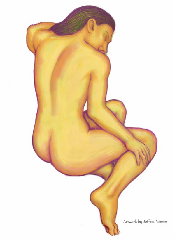 Jeffrey-Wiener_Seated-Yellow-Nude