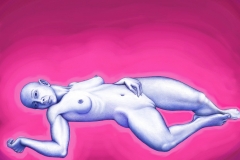 Jeffrey-Wiener_SpaceGirl_on-Pink