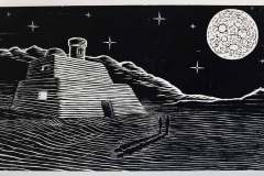 MoonScape_Woodcut-1983